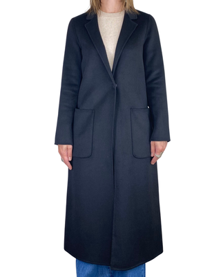 vicolo - cappotto slim hand made - nero