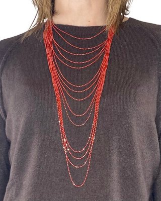 Susy Mix - Collana multifili - BORDEAUX