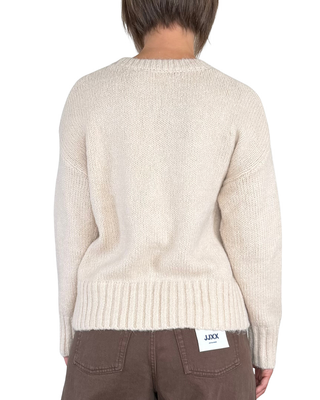 Habiti - Maglione a scatola - BURRO