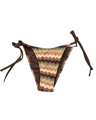 Habiti - Bikini Canarie con pareo - MATTONE