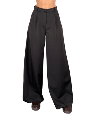 Habiti - Pantalone palazzo - MORO