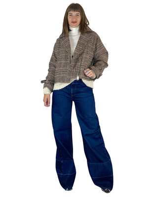 Susy Mix - Chiodo scozzese - BEIGE