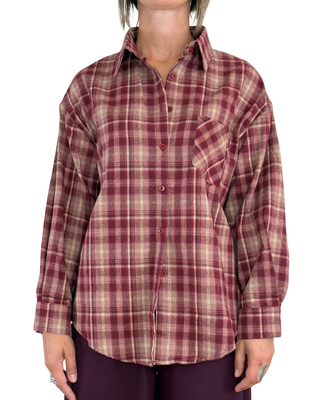 Habiti - Camicia check - BORDEAUX