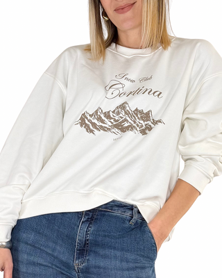 Felpa Cortina + Jeans risvolto