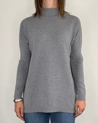 Susy Mix - Maglia lunga cratere - GRIGIO