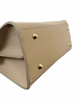 Habiti - Borsa Birkin pelle martellata - SABBIA