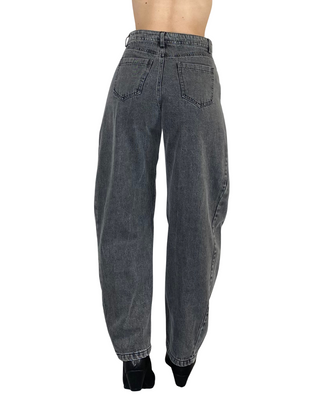 tensione in - jeans c/spicchio - nero