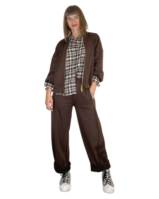 Habiti - Pantalone Japan scuba - MORO