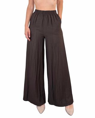 CADì - Coordinato in tencel e lino - MORO
