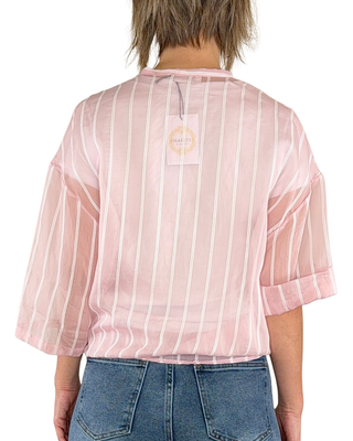 Habiti - India stick shirt - PINK