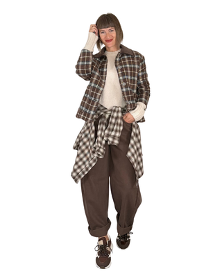 Habiti - Maglione a scatola - BURRO