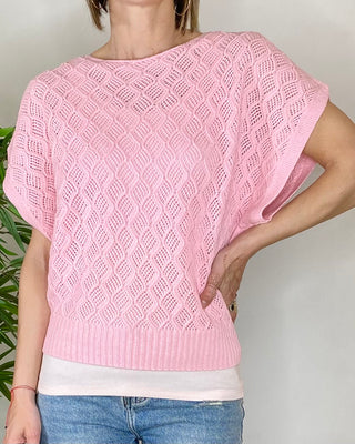 Alley – Perforierte Weste – PINK