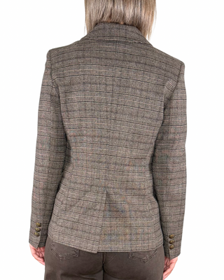 Habiti - Blazer quadri monopetto - TORTORA