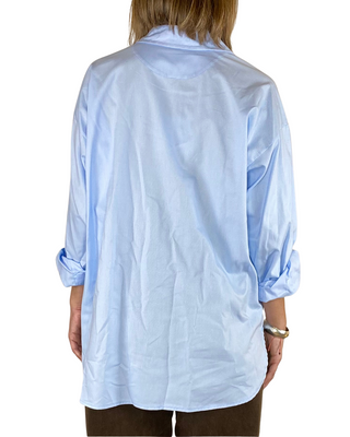 Tensione In - Camicia over oxford - AZZURRO