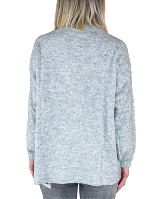 Haveone - Maglia lupetto a scatola - GRIGIO
