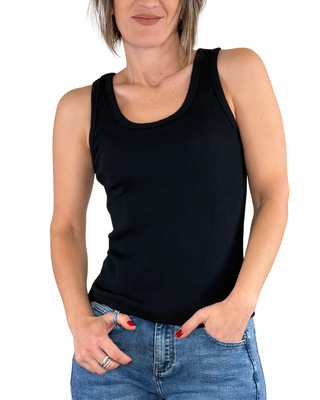 Habiti - Trägershirt Sarah - SCHWARZ