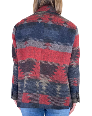 vicolo - blazer fantasia kilim - antracite