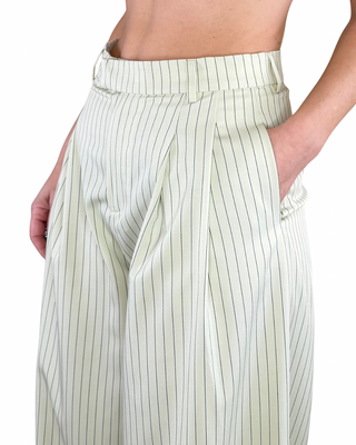 Habiti - Completo gessato oversize - GIALLO/NERO