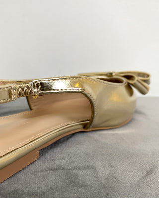 M&G - Slingback flat - ORO