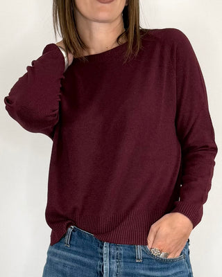 Susy Mix - Maglia spacchi - BORDEAUX