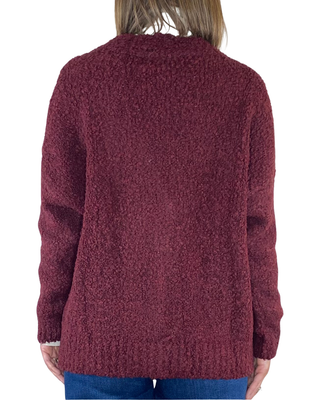 Susy Mix - Cardigan bouclè - BORDEAUX