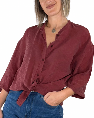 Habiti - Camicia Marzia - BORDEAUX
