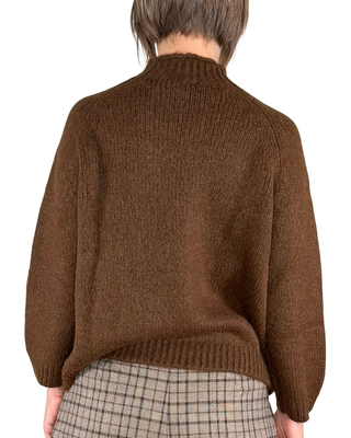 Habiti - Maglione a lupetto - CIOCCOLATO