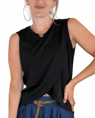 Habiti - T-shirt Elba - NERO