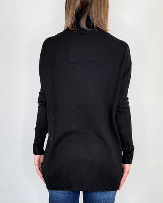 Susy Mix - Maglia collo alto over - NERO