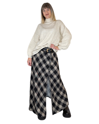 Haveone - Maglia lupetto a scatola - PANNA