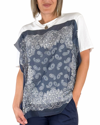 Habiti - T-shirt Bandana - BLU
