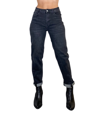 Habiti - Jeans barrel - NERO