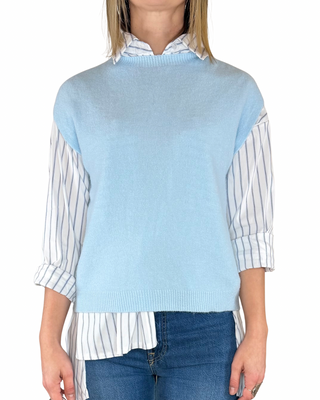 CADì gilet scatola celeste - vista frontale