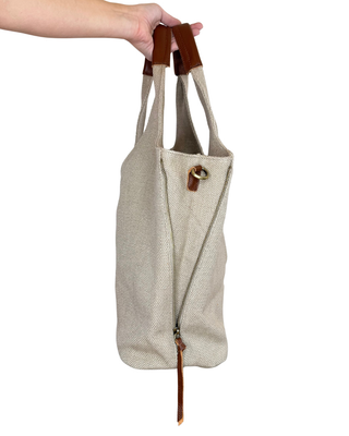 Habiti - Shopper Iole lino grezzo - ECRU'