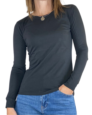 Susy Mix - T-shirt manica lunga - NERO