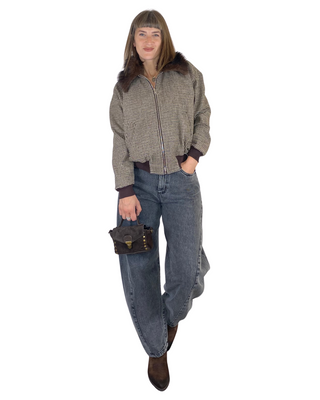 Susy Mix - Bomber pied-de-poule - MORO