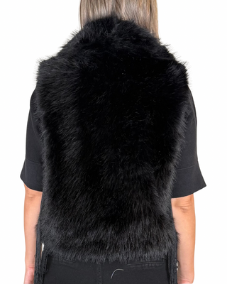 Habiti - Gilet in ecopelliccia - NERO