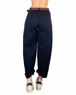 Habiti - Pantalone barrel Marta - BLU