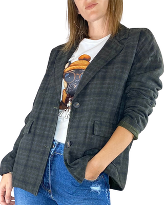 CADì - Blazer check - ANTRACITE