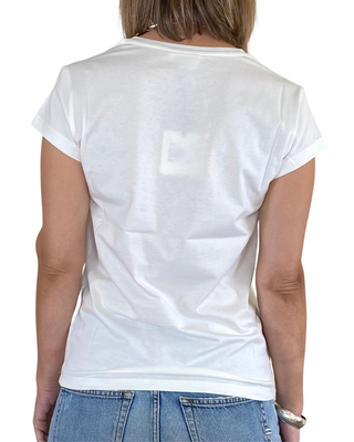 Vicolo - T-shirt "Vicolo crew" - PANNA