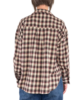 Habiti - Camicia check flanella - ROSSO