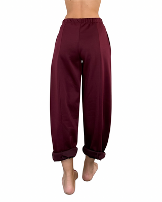 Habiti - Coordinato scuba t-shirt - BORDEAUX