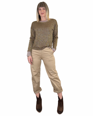 Tensione In - Pantalone baloon tasca francese - SABBIA