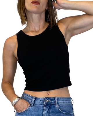 Susy Mix - Top crop - NERO