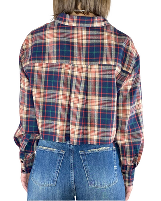 Vicolo - Camicia corta check - ROSSO