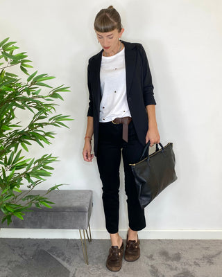 T-shirt con applicazioni - BIANCO
