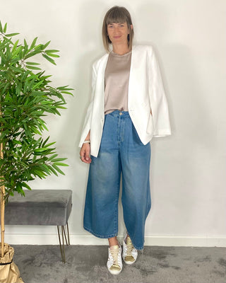 Vicolo - Jeans palazzo corto pences - JEANS