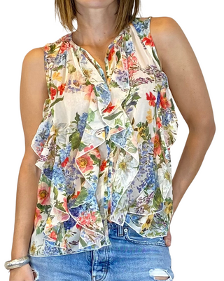 Susy Mix - Camicia rouges fiori - BURRO