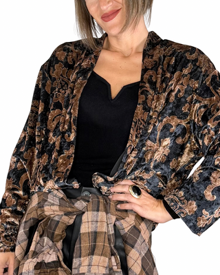 Habiti - Kimono bomber - NERO