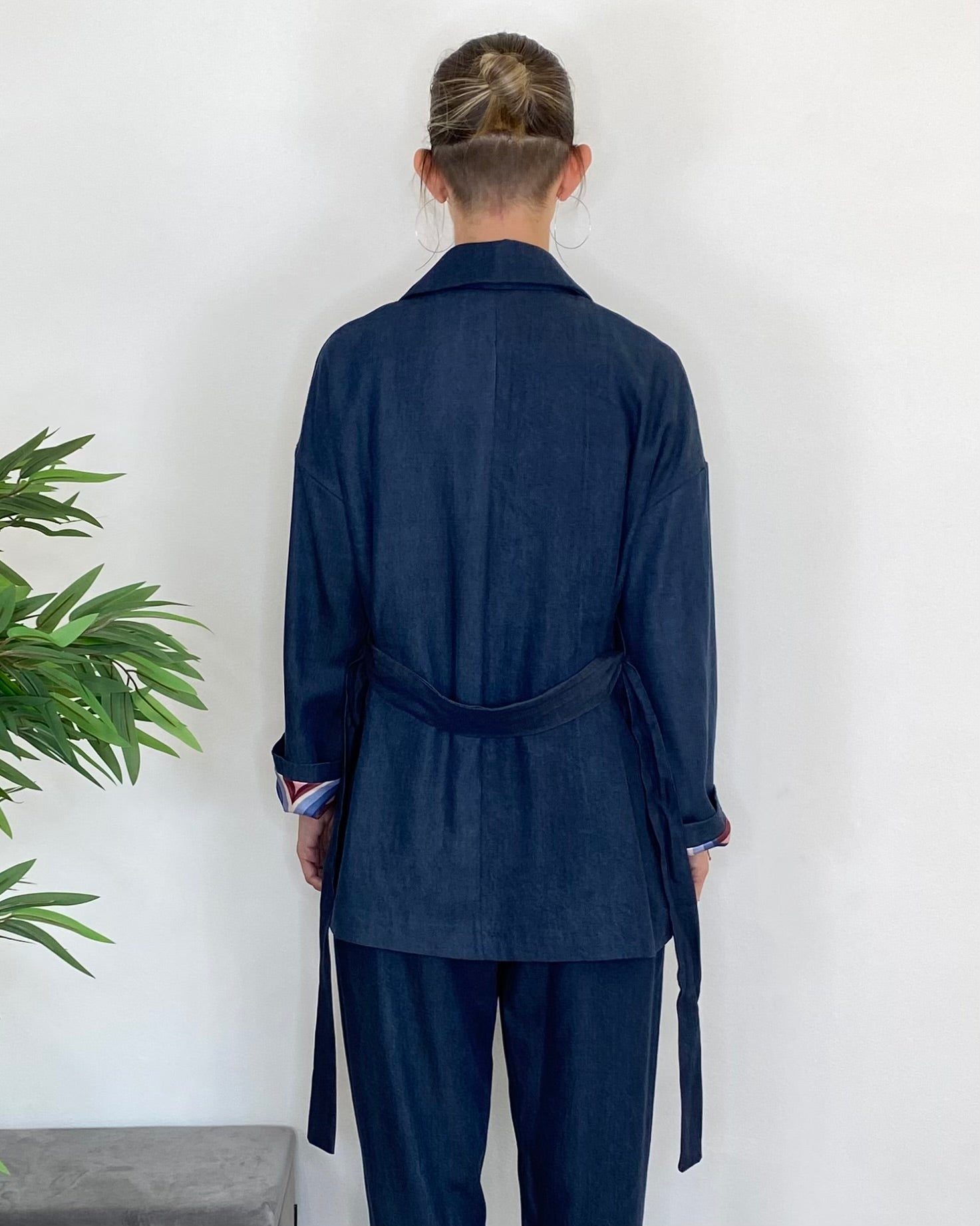 Giacca kimono - BLU